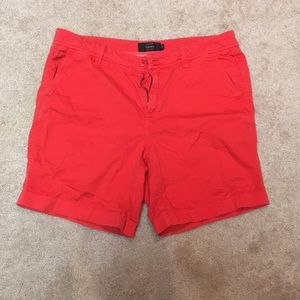 Bright red J. Crew chinos